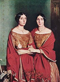 The Two Sisters by Théodore Chassériau (1843 salon)