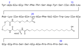 Strukturformel von Tirzepatid