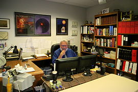 Tom Flynn, Executive Director of the Council for Secular Humanism in his office 2013