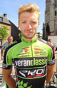 Robin Stenuit lors du Tour du Limbourg 2015 à Tongres.