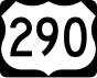 Маркер шоссе США 290