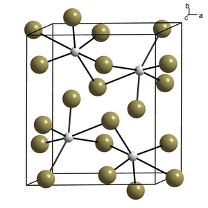 Kristallstruktur von alpha-Bismut(III)-bromid