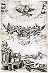 Панарама места на радзівілаўскай гравюры, 1666 г.
