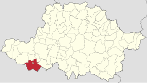 Localizare în cadrul județului