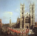 Westminsterské opatství od Canaletto