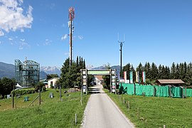 Westliches Gipfelareal mit den Freizeiteinrichtungen