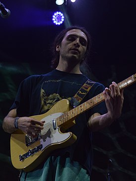 Каплан на последнем концерте с Валентин Стрыкало, август 2018 года