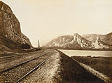 Linienführung: Donzère, aus dem Album Chemin de fer de Paris à Lyon et à la Méditerranée