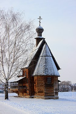 507. Никольская церковь из села Глотово, Суздаль. Автор — Fikchen