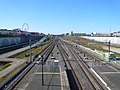 駅ホーム末端（2010年6月29日）