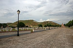 View of the cemetery of Paracuellos de Jarama ...