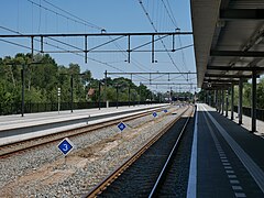 Hoogeveen, Seitenbahnsteige