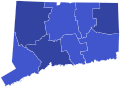 Results for the 2024 Connecticut Republican presidential primary by county.