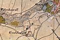 Die Ortslage Güdderath auf der Tranchotkarte 1803–1820