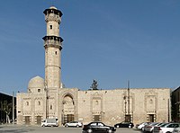 The Al-Otrush Mosque is a 14th-century Mamluk mosque. Al-Atroush Mosque, Aleppo.jpg