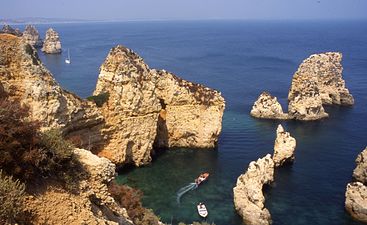 Ponta da Piedade von oben