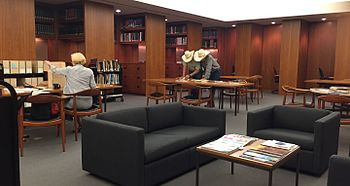 Photograph of the Amon Carter Museum of American Art Reading Room taken July 16, 2015
