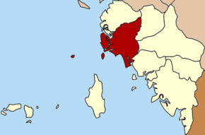 Amplasarea districtului în provincia Satun