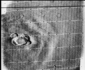 Olympus Mons Mariner 9 kuvaamana.