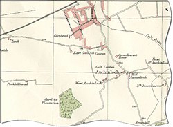 Map of Auchinloch in 1923