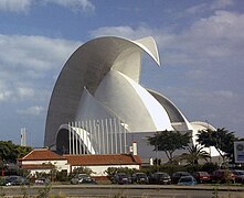 Calatrava : Tenerifeko auditoriuma, Santiago Calatravak diseinatua.