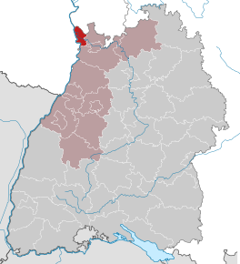 Poziția localității Mannheim