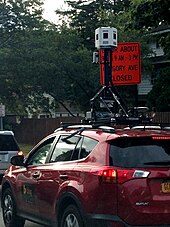 Bing Maps Streetside car with cameras on the roof Bing Maps Streetside Car.jpg