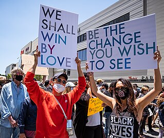 Protestor, Los Angeles, June 6