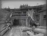 Nördlicher Eingang des Bruggwald­tunnels bei Wittenbach