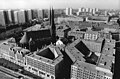 Blick vom Rathausturm auf das neue Nikolaiviertel, 1987