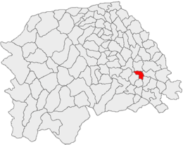 Buneşti – Mappa