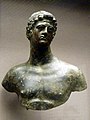 Bronze bust of a Ptolemaic king (possibly Ptolemy IV). Either a 3rd century BCE original or a Roman copy thereof.