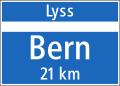 Zeichen 4.28 Ortsende auf Hauptstrassen (Schweiz)