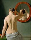 Christoffer Wilhelm Eckersberg, Femme à sa toilette, 1841