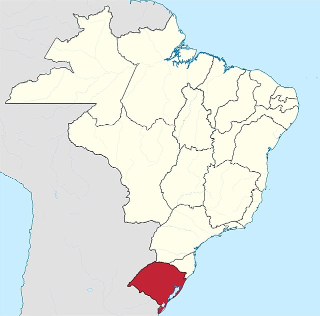 Localização de Rio Grande do Sul