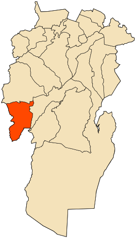 Localisation de El Oueldja