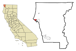 موقعیت کرسنت سیتی نورت، کالیفرنیا در نقشه