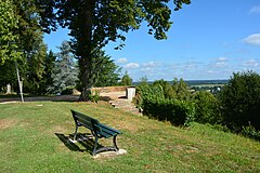 Demi-lune sur l'esplanade de Morlanne à Saint-Sever