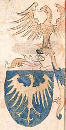 Герб Тешинского герцогства (ок. 1475—1500 годов)