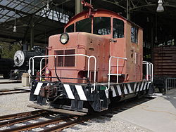 Egy EMD Model 40 a Los Angeles-i Travel Town Museumban