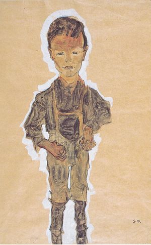 Egon Schiele - Proletarierknabe -1910