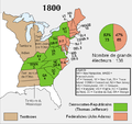 Gli esiti elettorali dell'elezione presidenziale del 1800