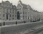 Telegrafverkets hus omkring år 1900.