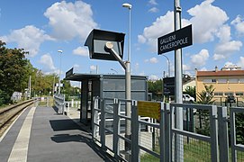 Le quai pour la direction de la gare de Toulouse Matabiau.