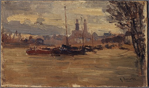 La Seine au pont des Invalides (inondations de 1910) (1910), Paris, musée Carnavalet.