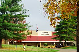 Glencoe High School Oregon entrance.JPG