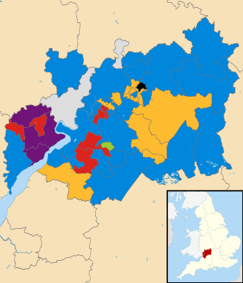 Gloucestershire UK local election 2013 map.svg