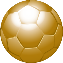 gold football ball from wikimedia 