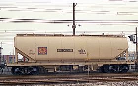 ホキ9800形､オホキ9800 1986年5月24日､倉賀野駅