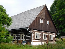 A log house protected as a cultural monument